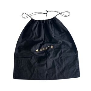 Delta drawstring bag - came with Delta PJs from Delta One Cabin, new without tag